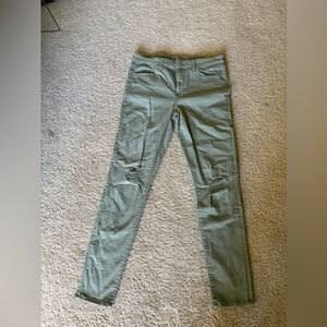 American Eagle Outfitters Olive Green Women Jeans